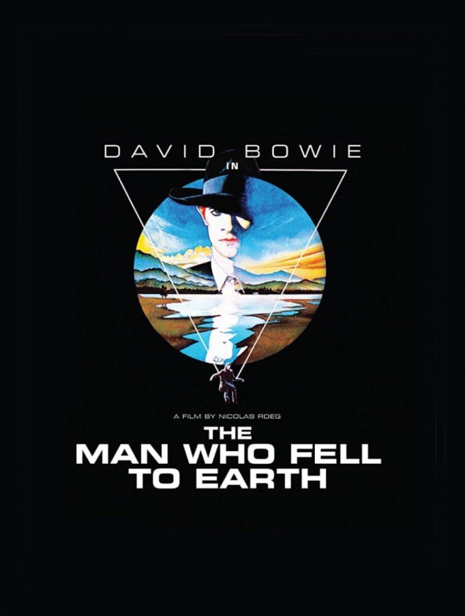 Locandina di L'uomo che cadde sulla terra con David Bowie