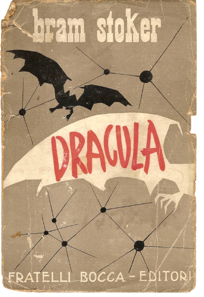 Copertina della terza edizione italiana di Dracula di Bram Stoker.
