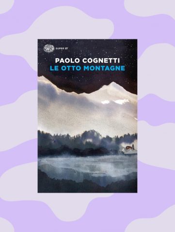 Copertina del romanzo "Le otto montagne" di Paolo Cognetti